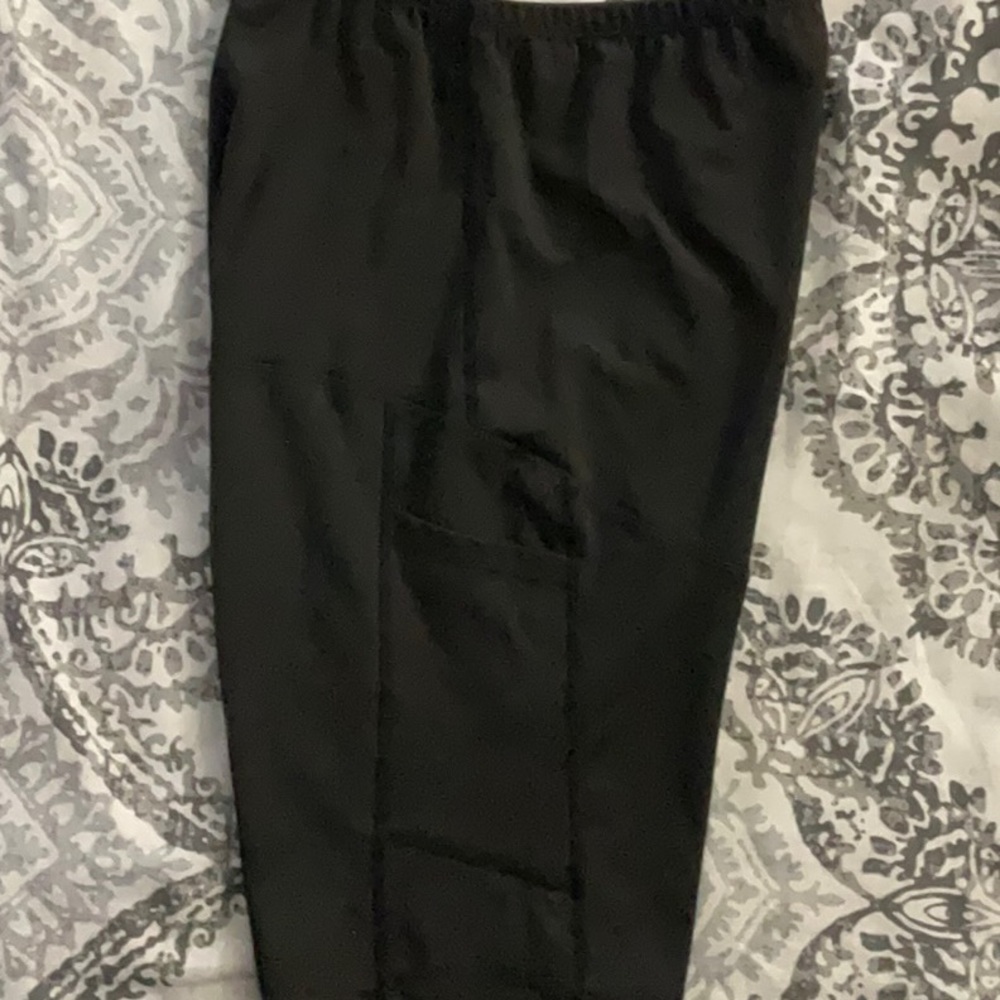 Poshdiva Maternity Shorts Womens Size M Black Over Belly Panel Yoga